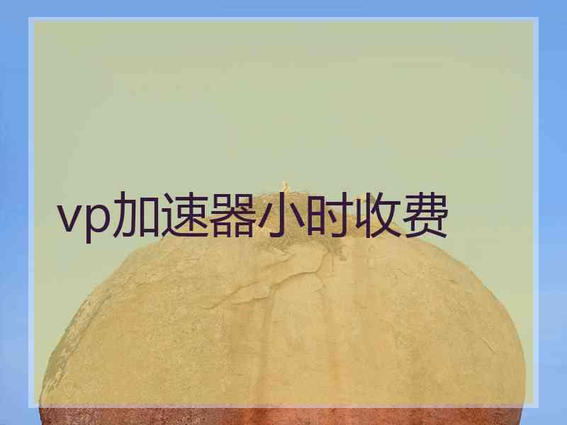 vp加速器小时收费